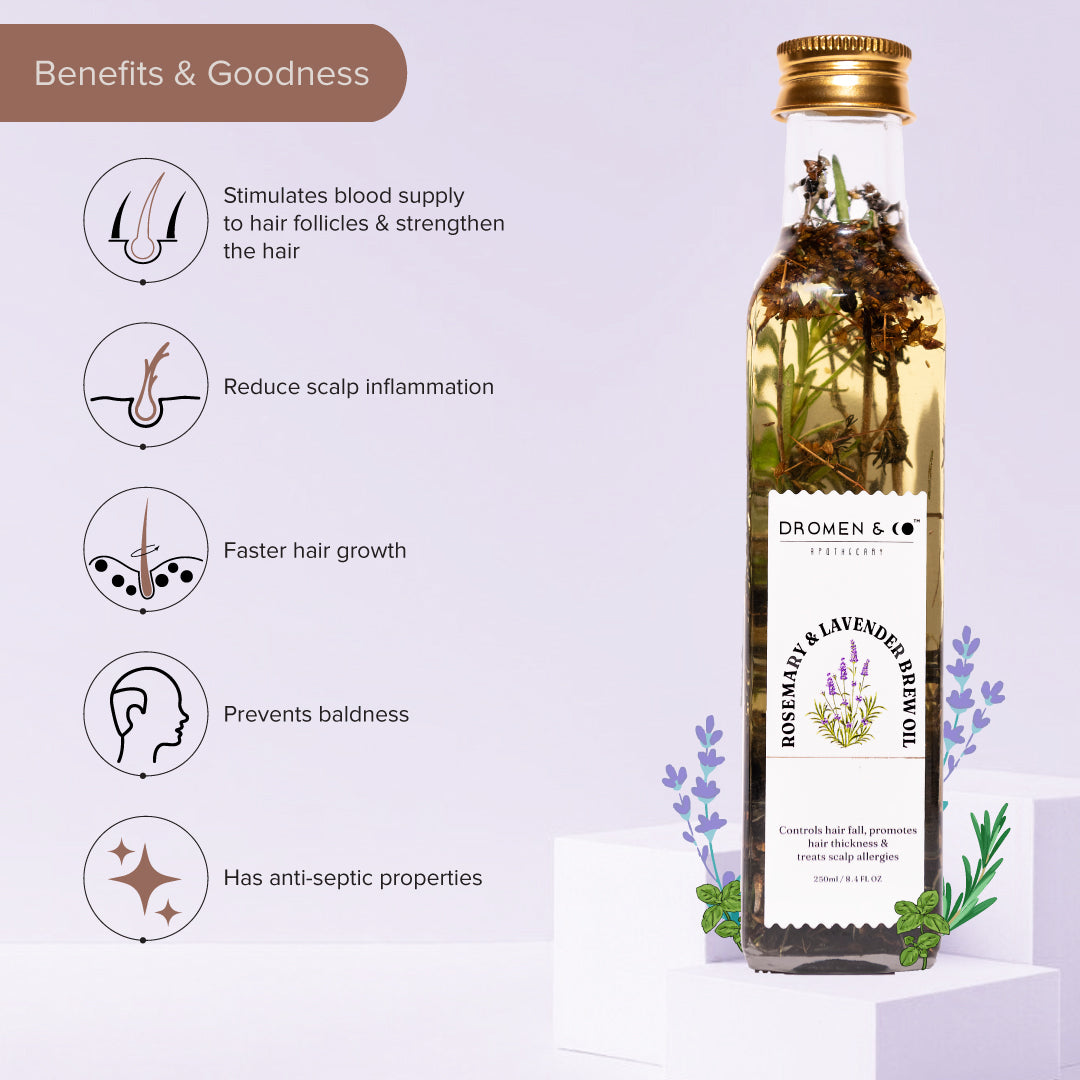 Dromen & Co Rosemary & Lavender Brew Oil