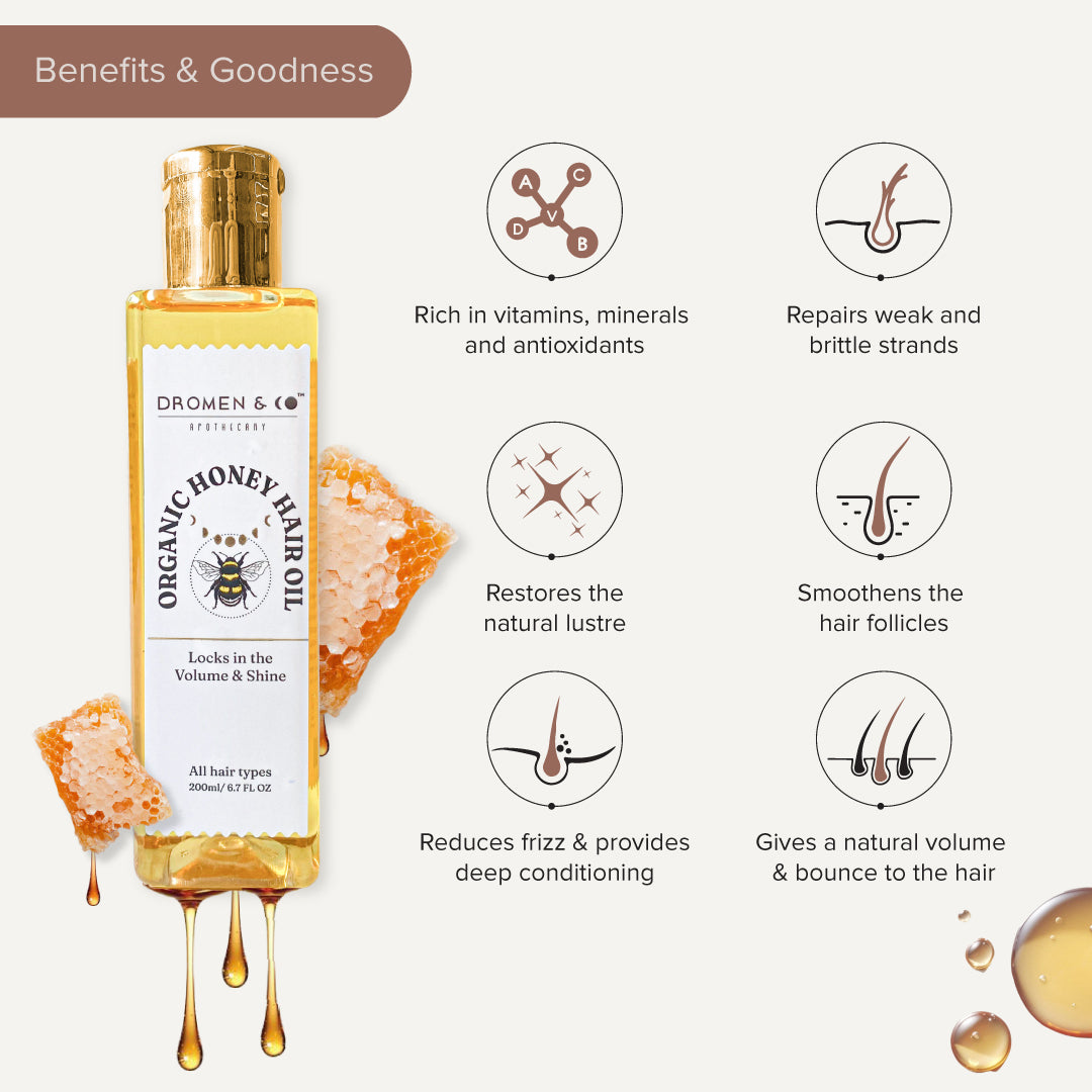 Dromen & Co Organic Honey Hair Oil