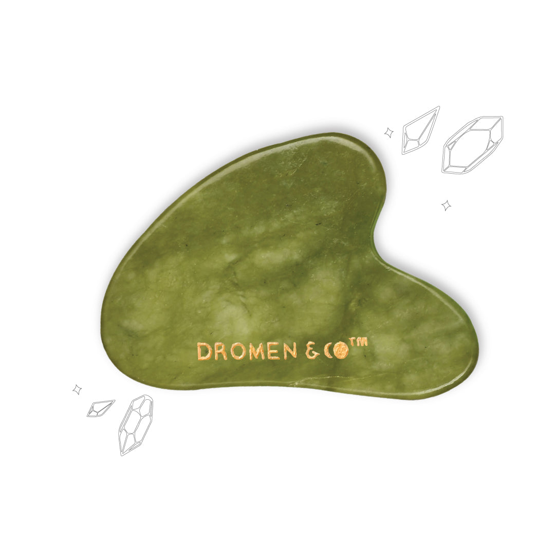 Dromen & Co Jade Gua Sha Stone Face Massager