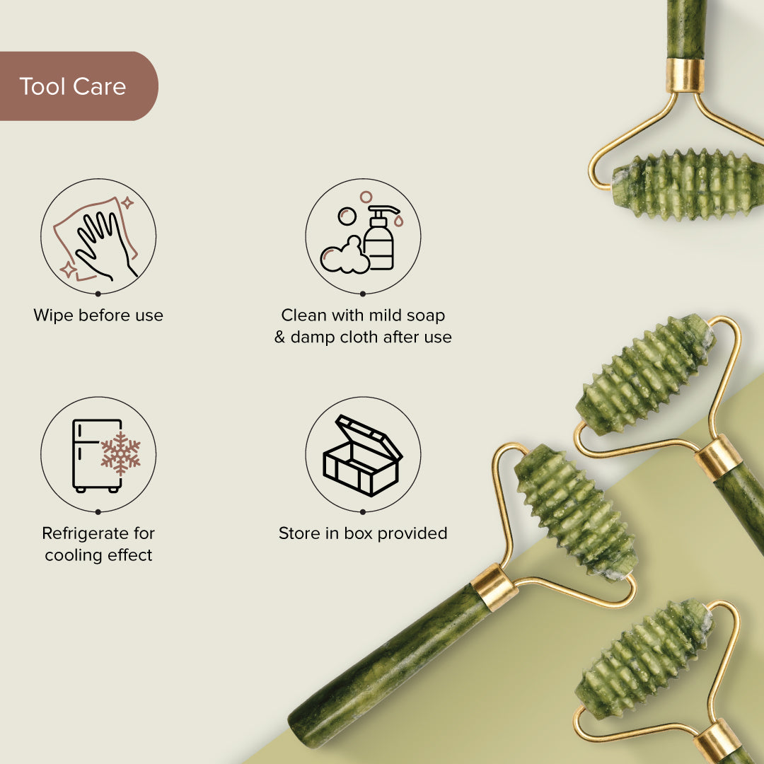 Jade Spike Roller For Complete Skin Rejuvenation