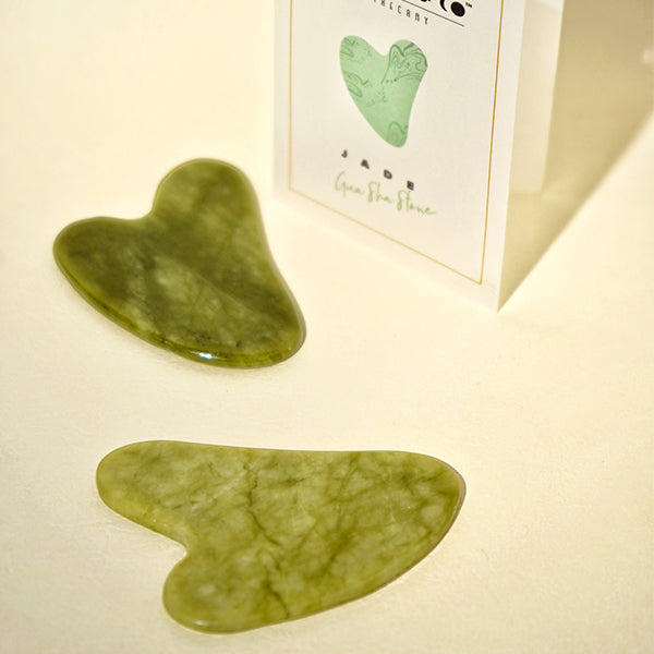 Jade Gua Sha Stone Massager - Dromen & co